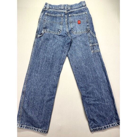 VTG Arizona Jeans Women's 16R Carpenter Dark Baggy‎ Denim Skater Grunge Y2K - Picture 12 of 16